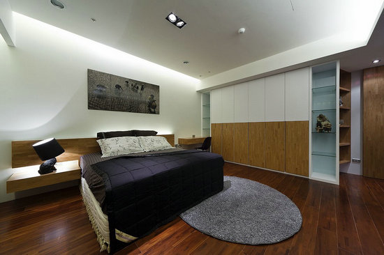 现代风格设计 三居室装修效果图