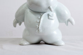 趣味创意中国风 “白胖子”陶瓷摆件