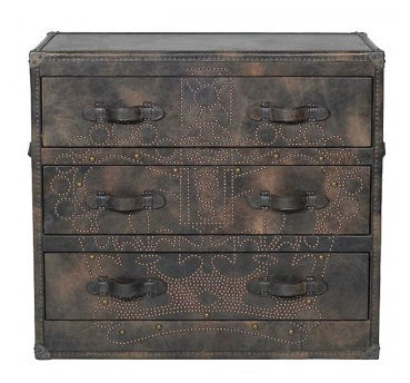 Howard Crown Studded Fudge Chest of Drawers Andrew Martin 