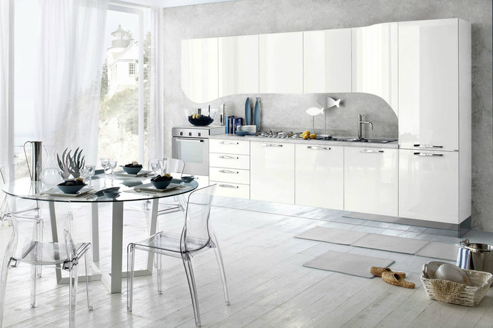 流行欧式风格别墅厨房装修效果图