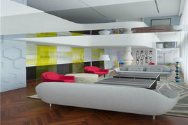 现代潮流居室设计效果图
