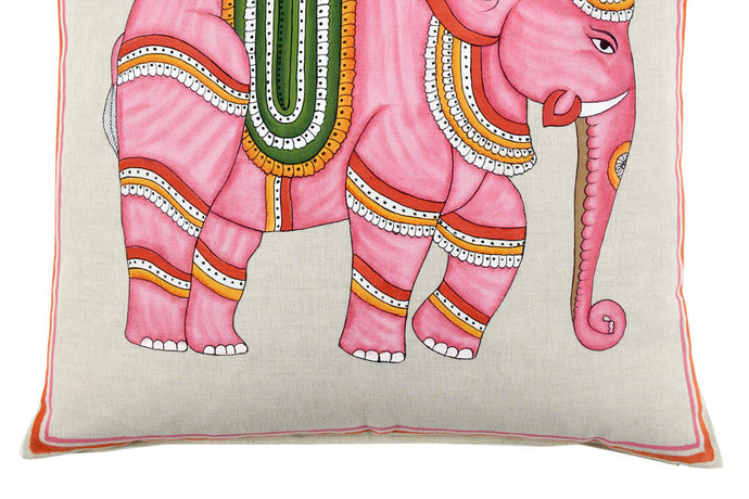 粉红大象靠垫