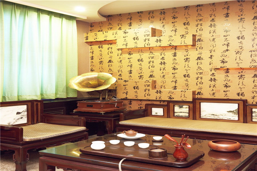 中式古韵小户型书房装修效果图