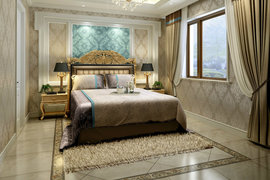 新古典现代欧式风格大户型公寓卧室设计图赏