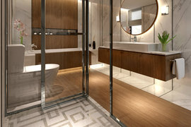 新古典中式风格别墅卫生间设计图赏