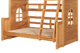 木质家具七彩人生双层床设计图赏