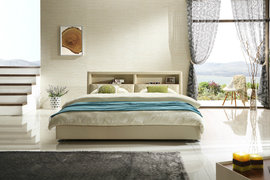 现代简约欧式风格白色家居卧室装修效果图