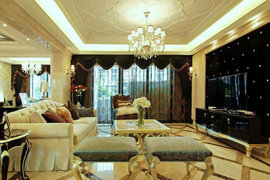 新古典美式别墅客厅图片欣赏