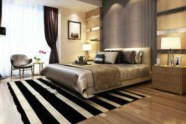 现代风格低调奢华大户型卧室装饰设计