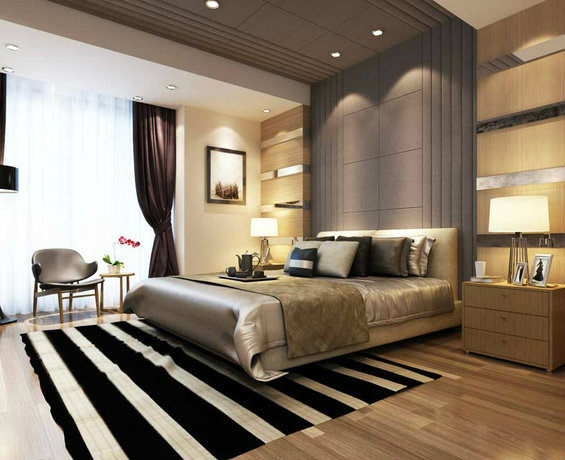 现代风格低调奢华大户型卧室装饰设计