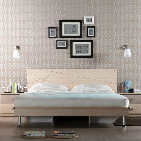 现代韩式简约风格卧室装修设计效果图