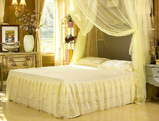 欧式卧室床装饰效果图
