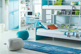 现代家居儿童房卧室装饰设计