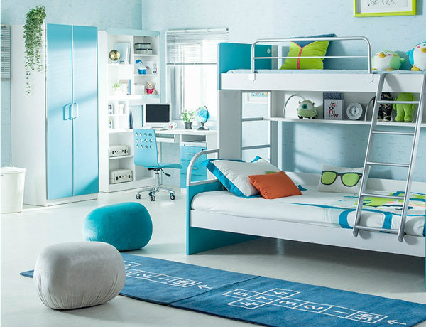 现代家居儿童房卧室装饰设计