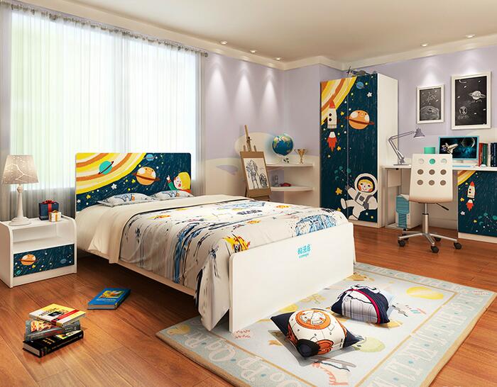 现代大居室儿童房样板间装饰效果图
