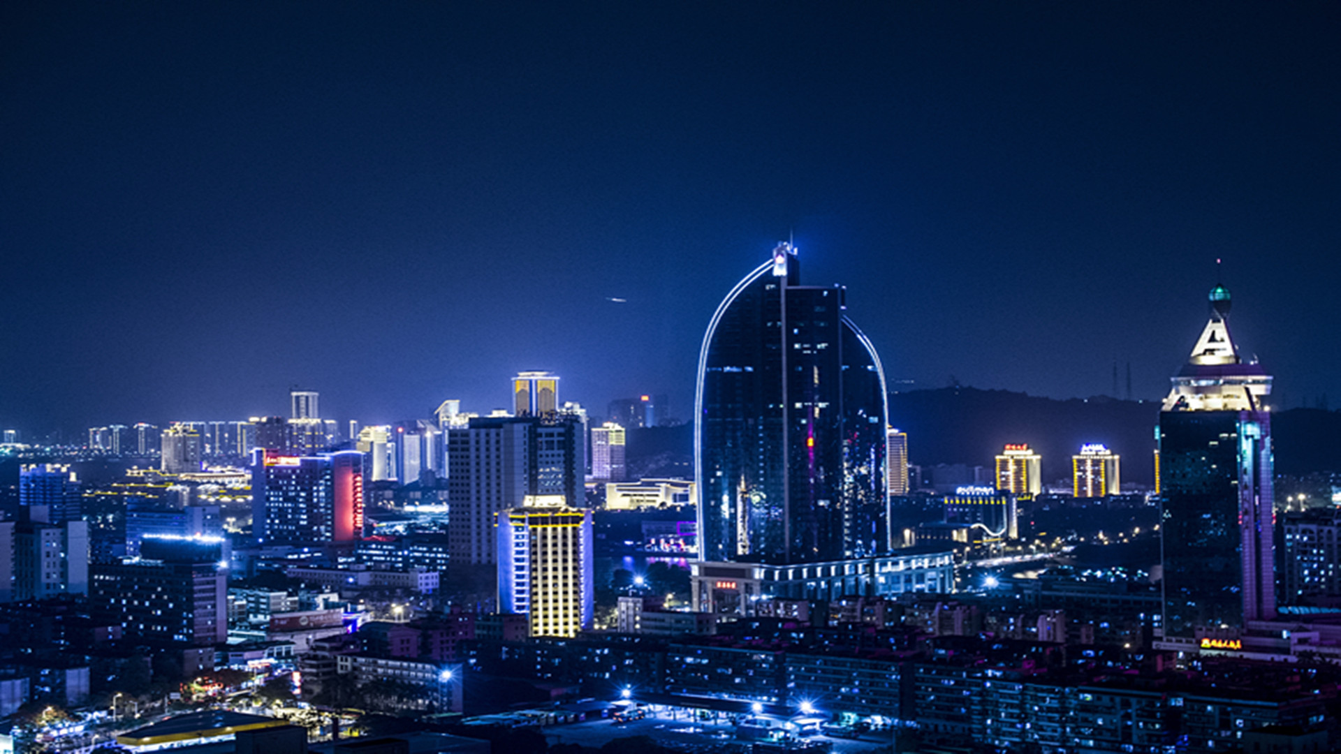 厦门白鹭洲夜景_尼康d5100论坛_太平洋电脑网产品论坛