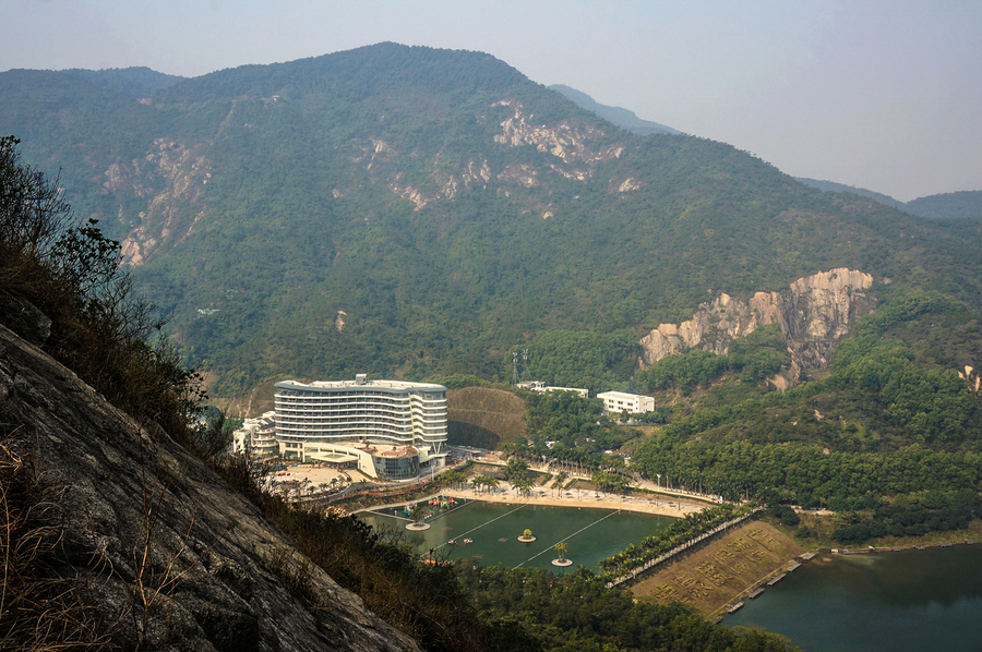 圭峰山全景图图片