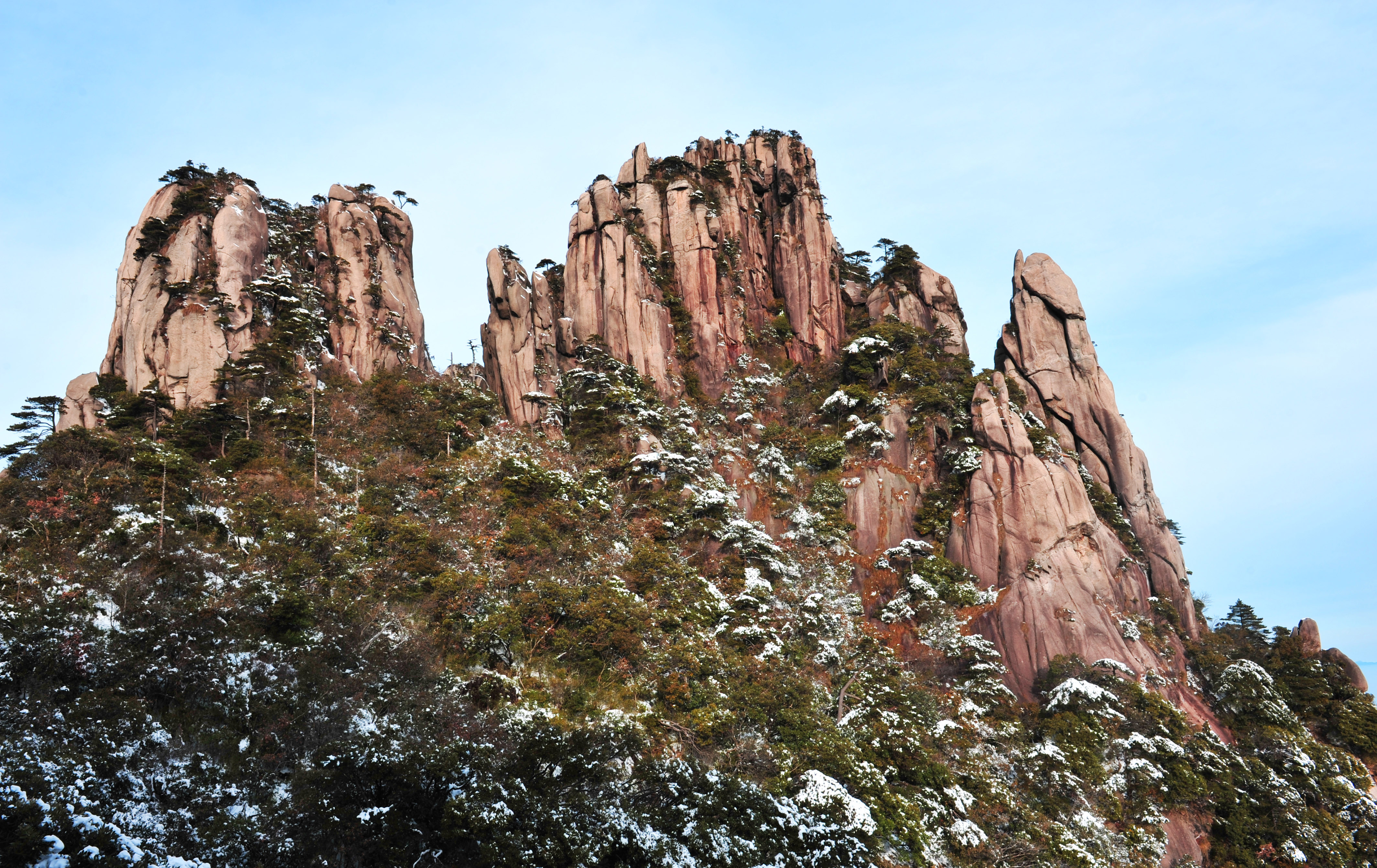 2014,春雪後之三清山(一)