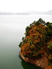 2013年秋雨中绿江（敬请指点）