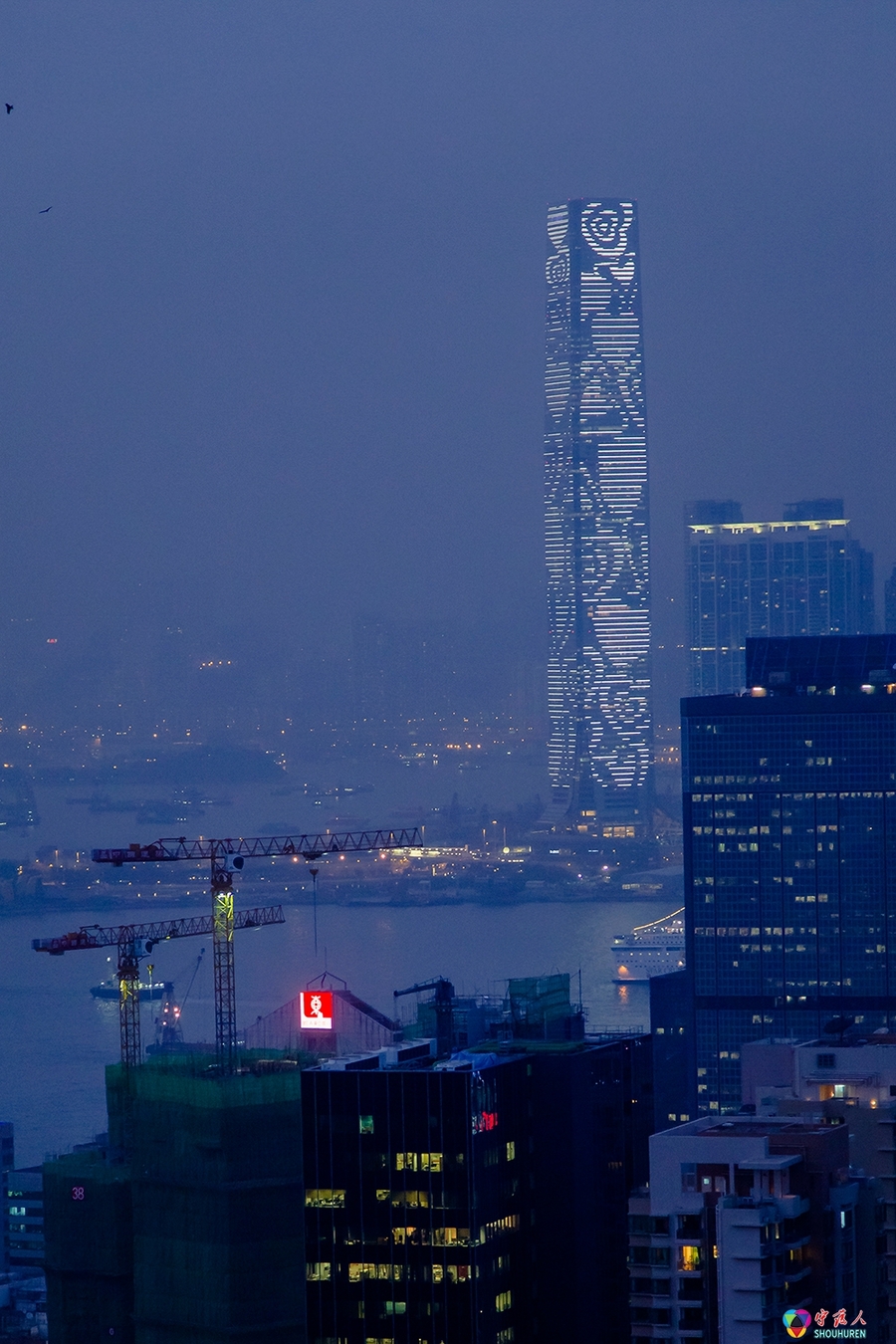 香港尖沙咀夜景照片图片