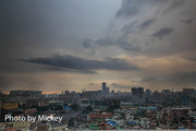 雷雨前拍下的天空情景