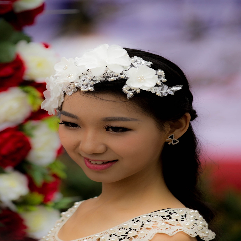东乡族最美新娘图片