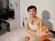 婚礼跟拍--漂亮美丽幸福新娘|：祝你永浴爱河。