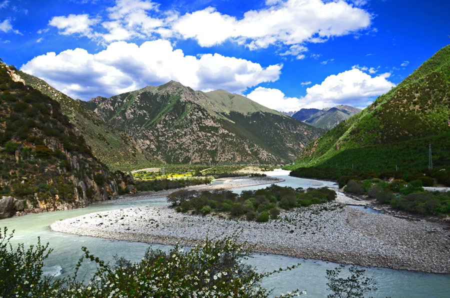 青藏地区河湖图片