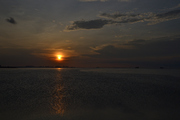 2014年9月14日拍摄夕阳晚霞以及夜景
