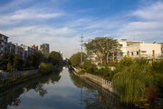 中国蓝，中央门周边城市小景