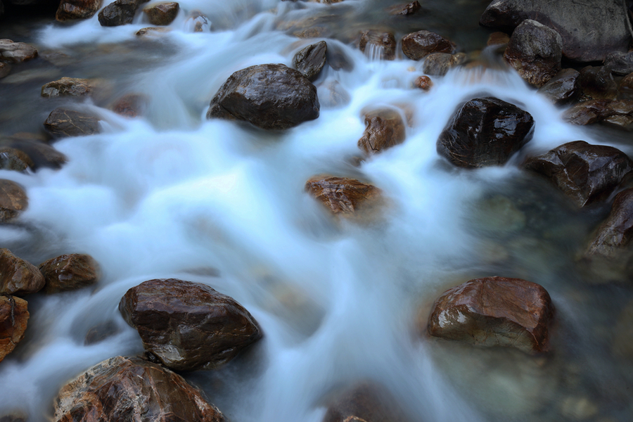 慢门流水