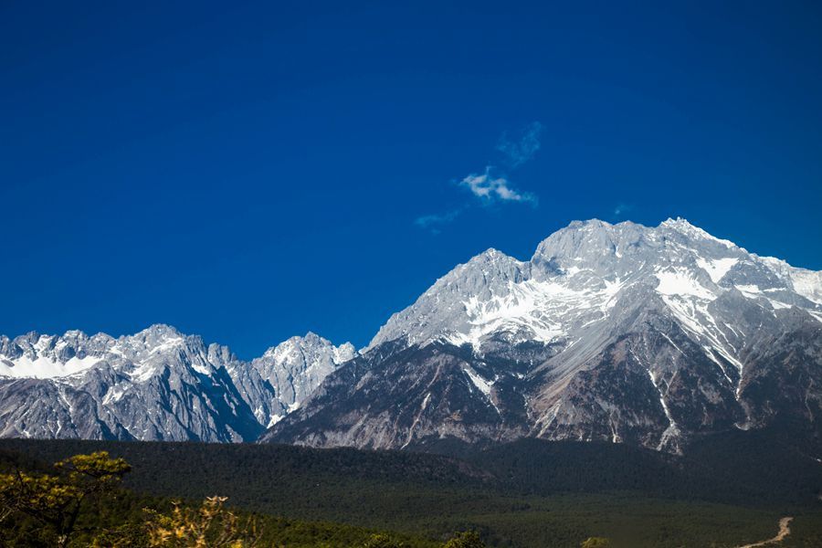 玉龙雪山真实图片