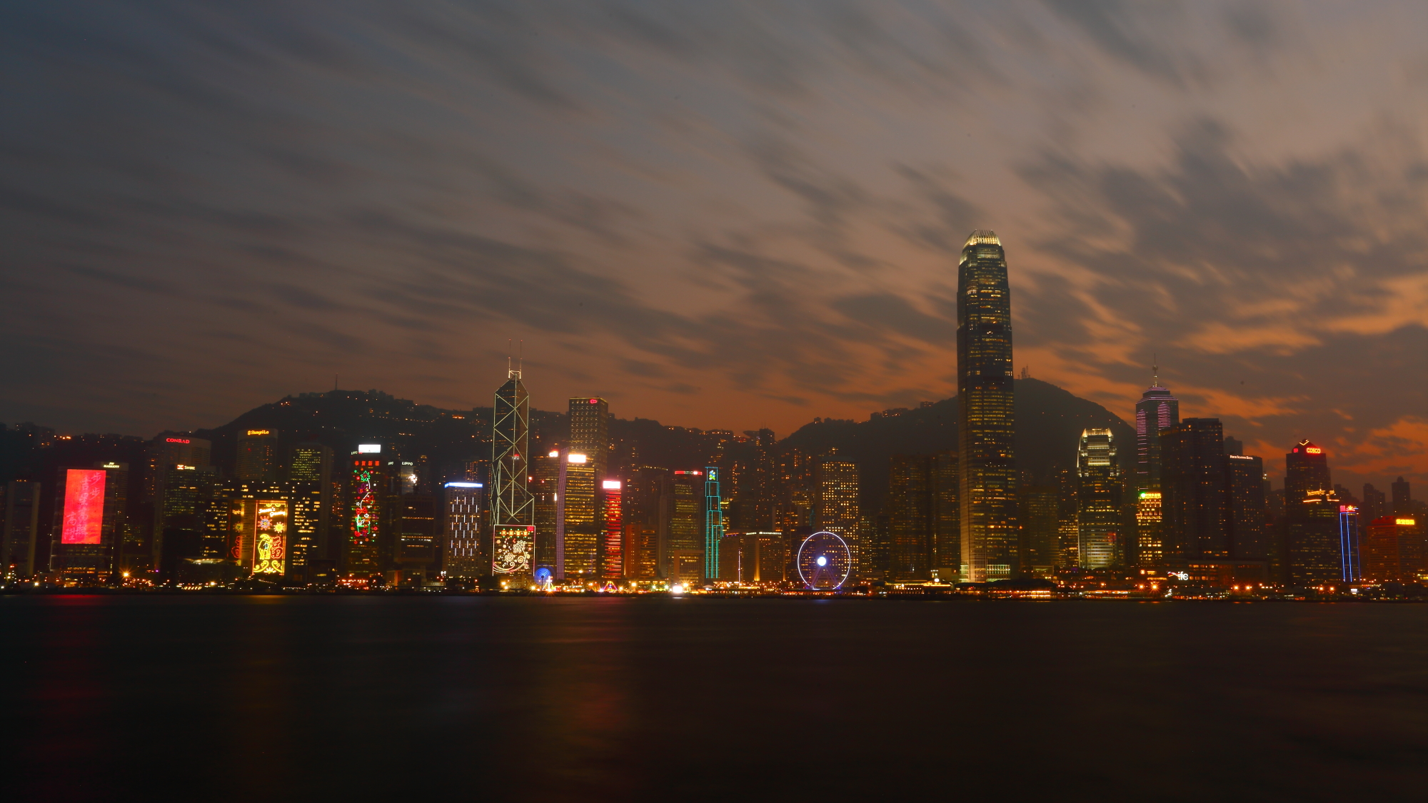 【香港维港夜景摄影图片】风光摄影
