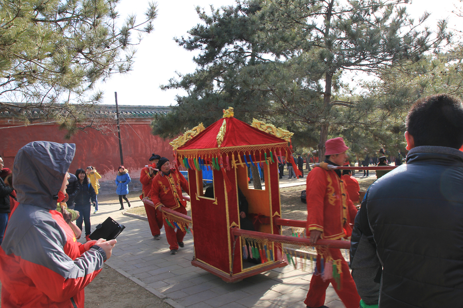 威风锣鼓大花轿图片