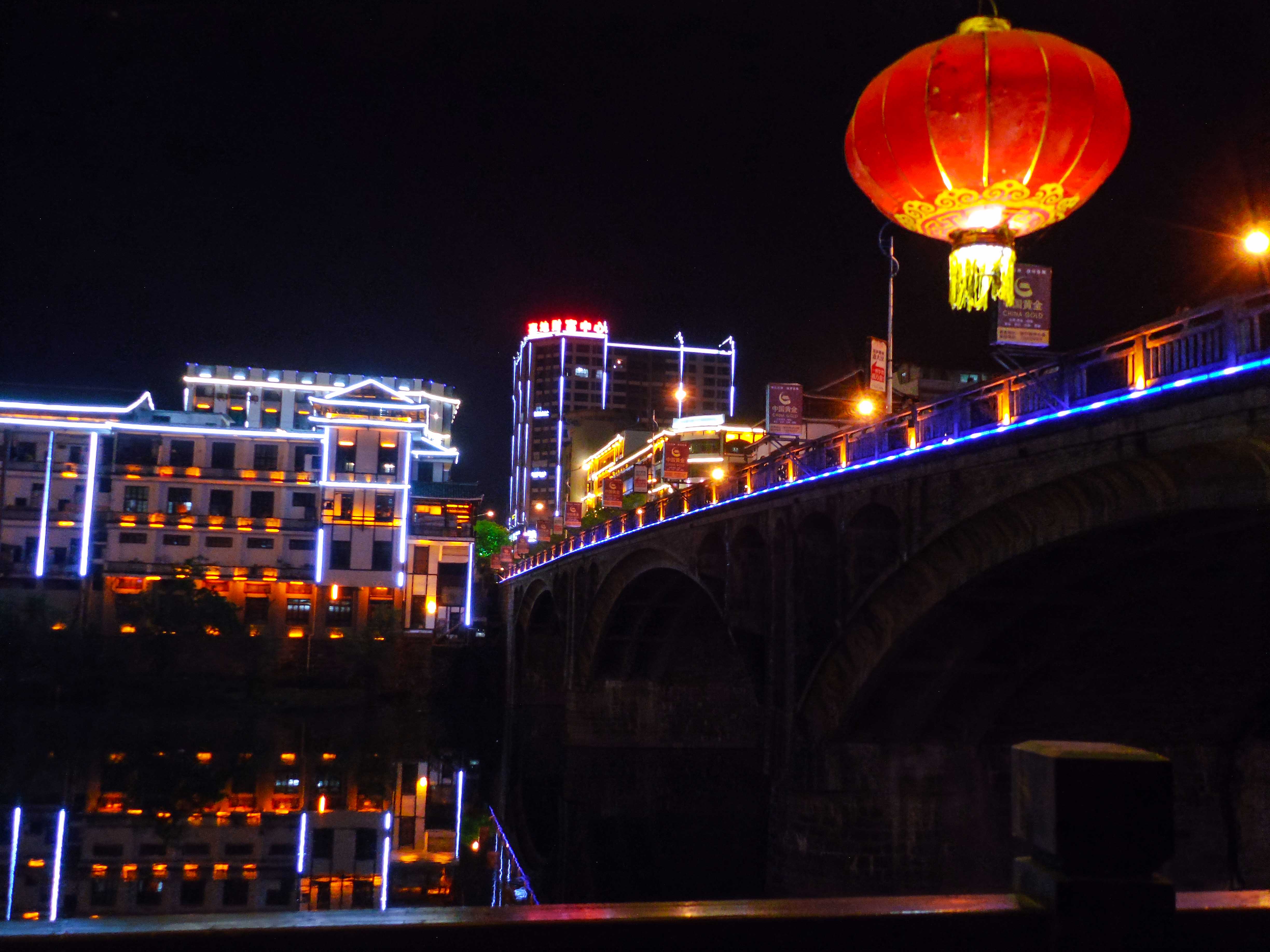 湘西南:绥宁县风雨桥夜景(继续欣赏一组手机摄影)-风景色调 - Lightroom摄影PhotoShop后期