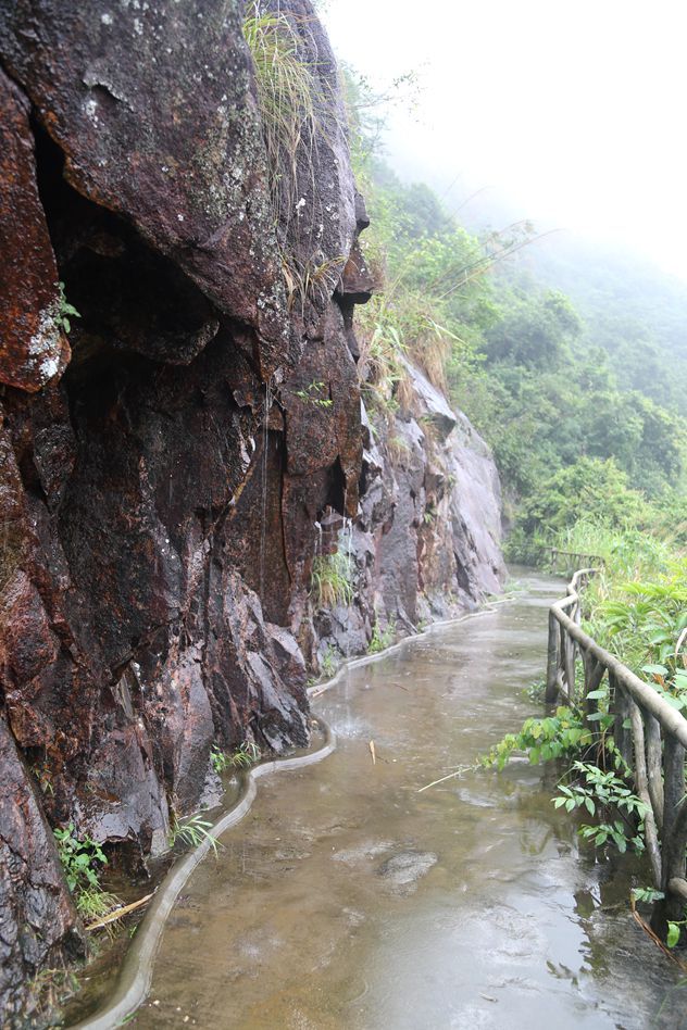 雨后石山小径