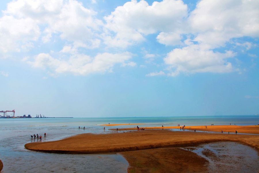 海阳金沙滩图片