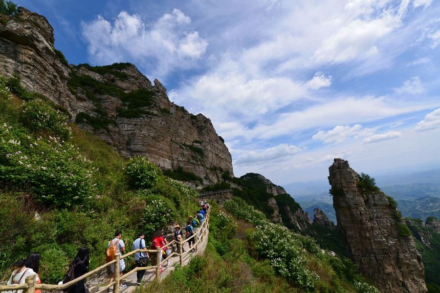 河北淶源白石山--世界地質公園,流連忘返