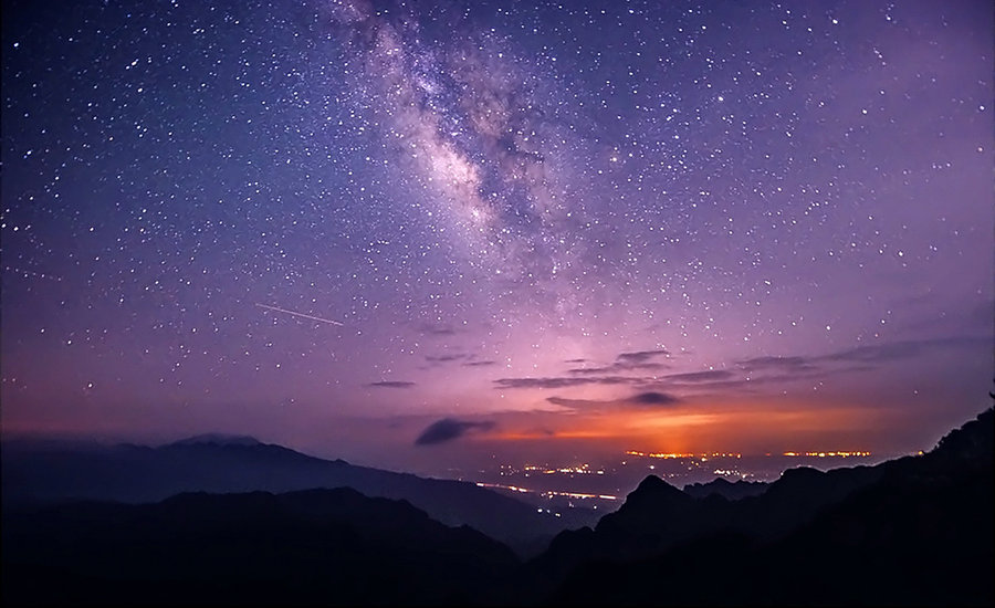 大明山星空