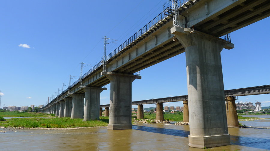 牡丹江铁路大桥图片