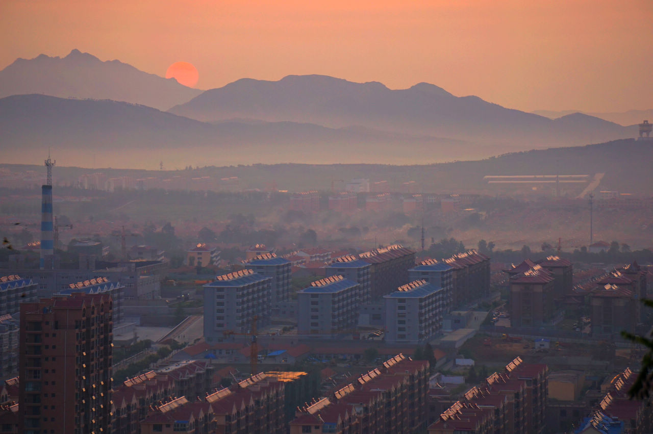 今晨的日出--山東海陽市