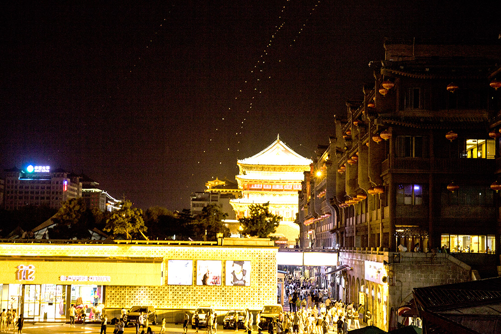 西安鐘鼓樓夜景