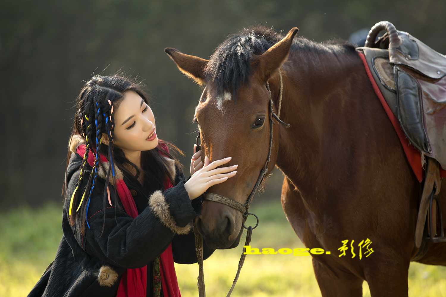 女孩和马|摄影|修图/后期|修图师牛牛 - 原创作品 - 站酷 (ZCOOL)