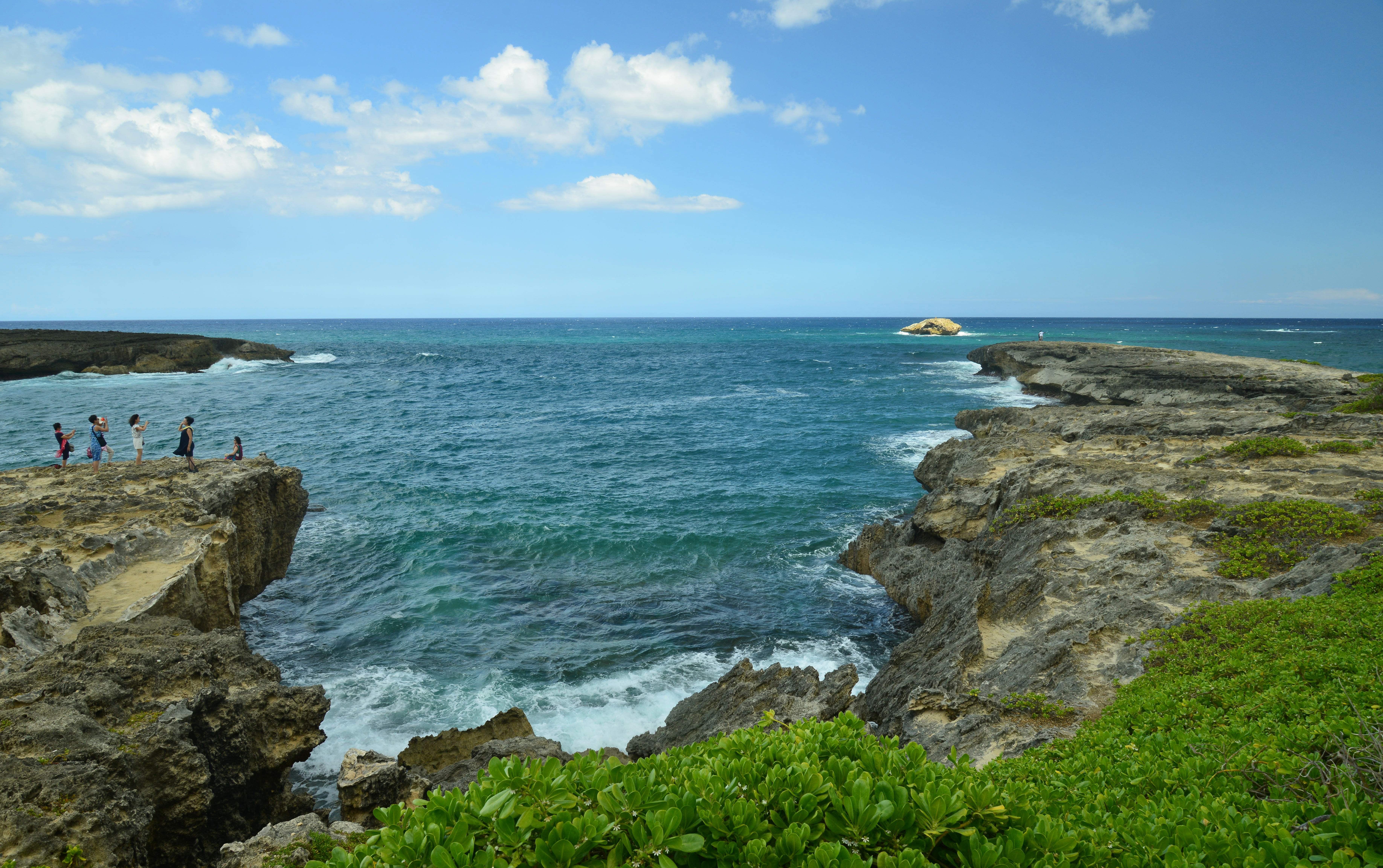 夏威夷火山岩海岸風光