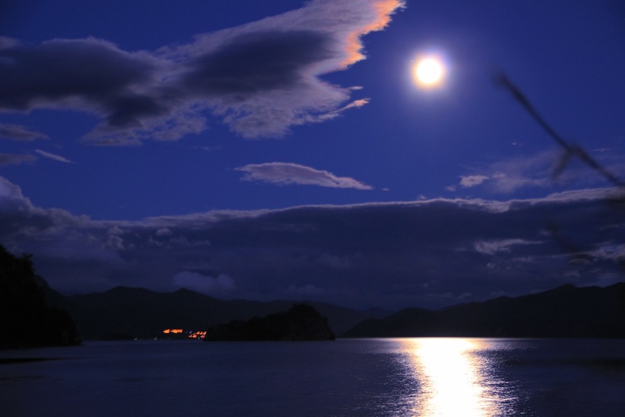秋江月夜图片图片
