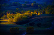 2015年的秋天,内蒙乌兰布统红山军马场草原坝上的光与影