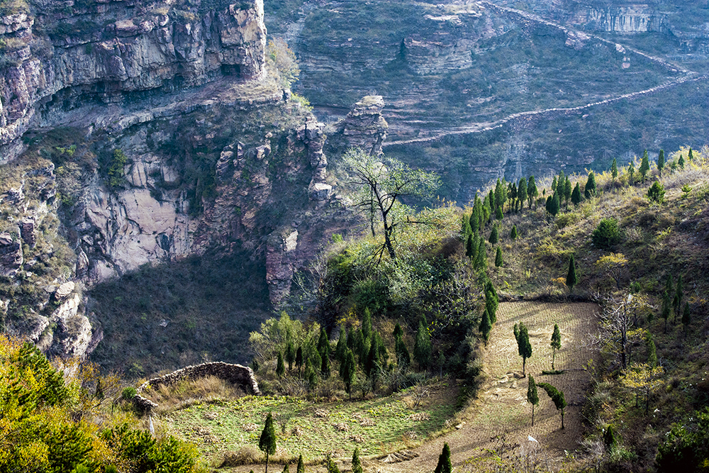 林滤山侧影—山路弯弯