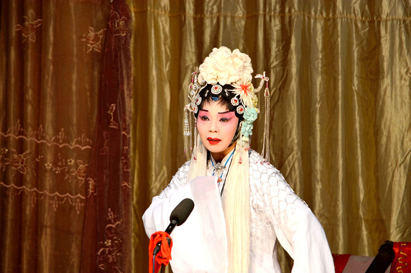 名川剧演员张菊花献艺雍城激情演出三祭江图