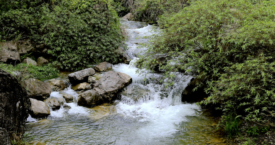 三峡,瀑布,涧溪