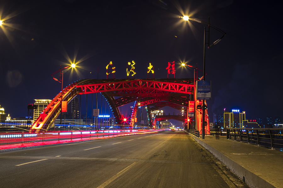 吉林市冬天夜景图片图片